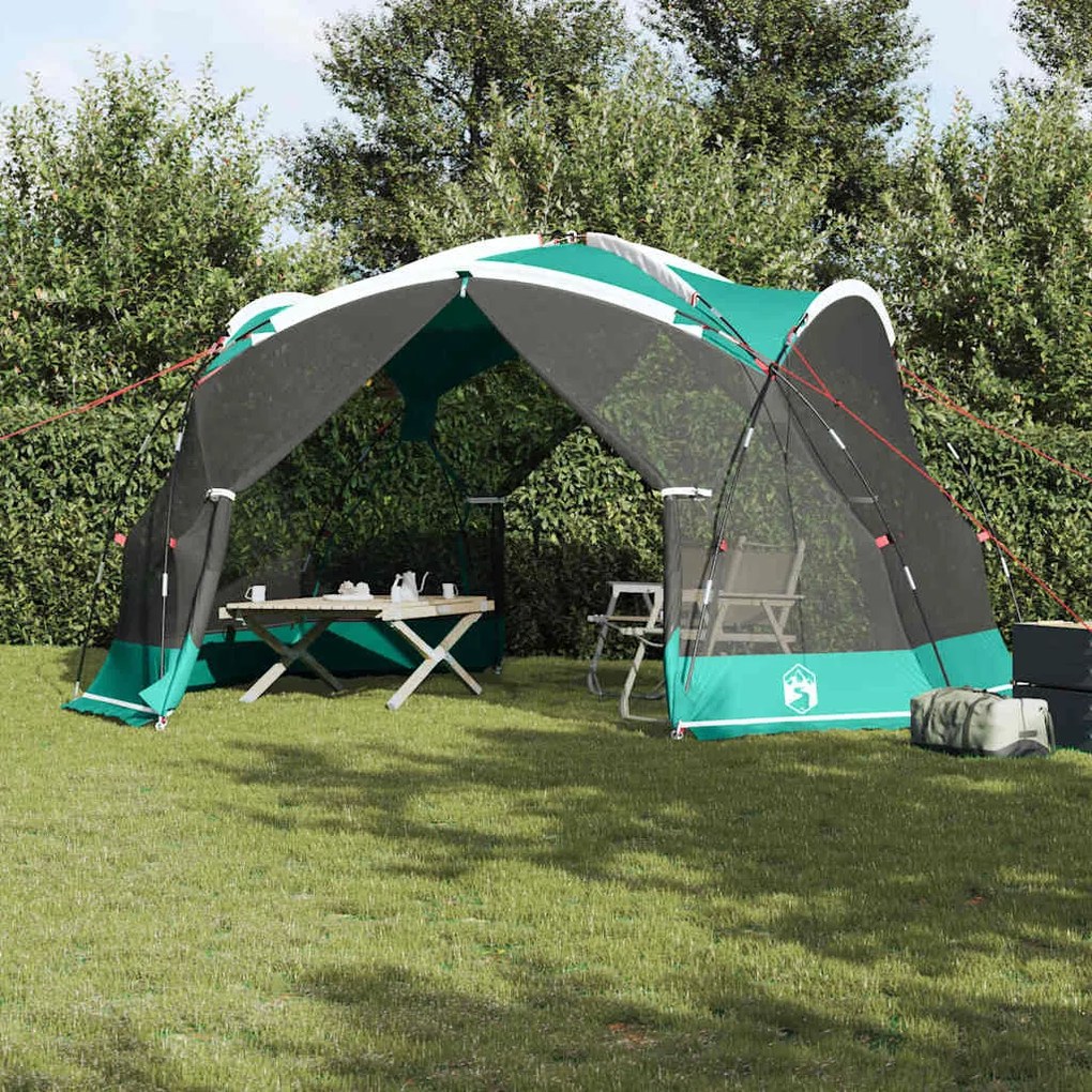 vidaXL Tenda mosquiteira com telhado Verde do Mar 434 x 434 x 230 cm