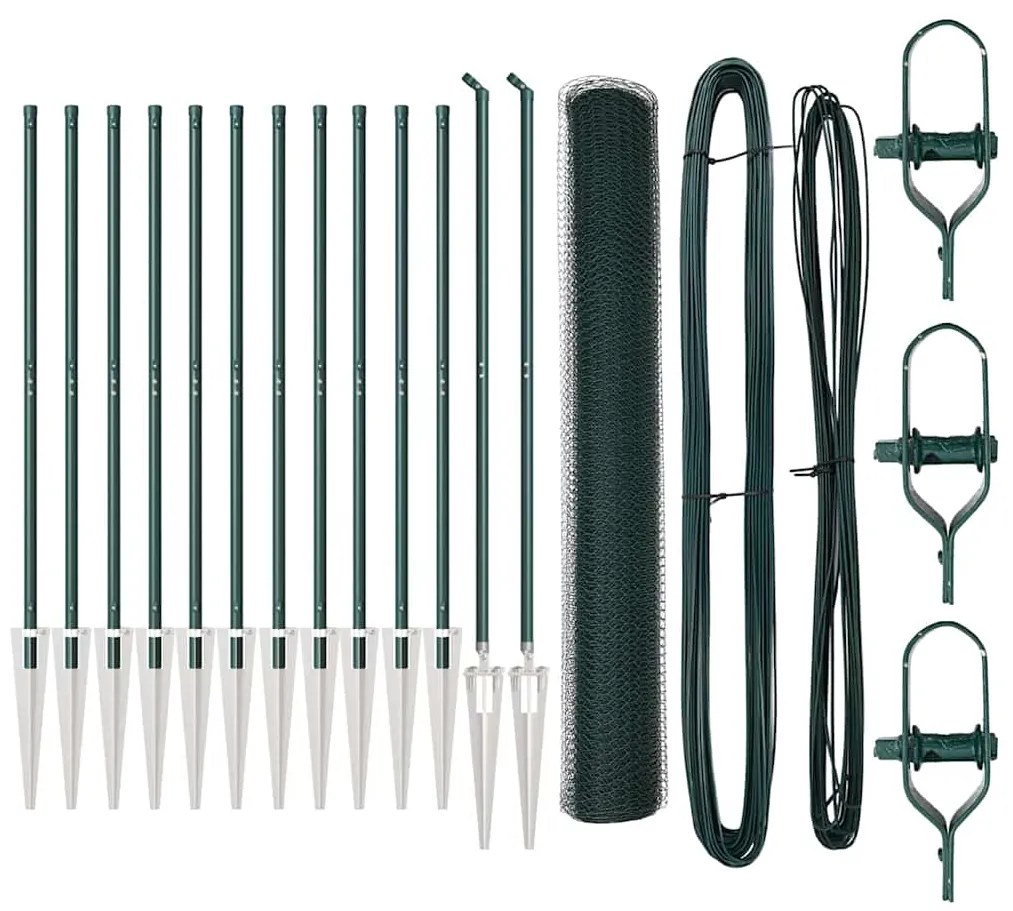 Conjunto de Cerca Conjunto de 2 Verde Floresta