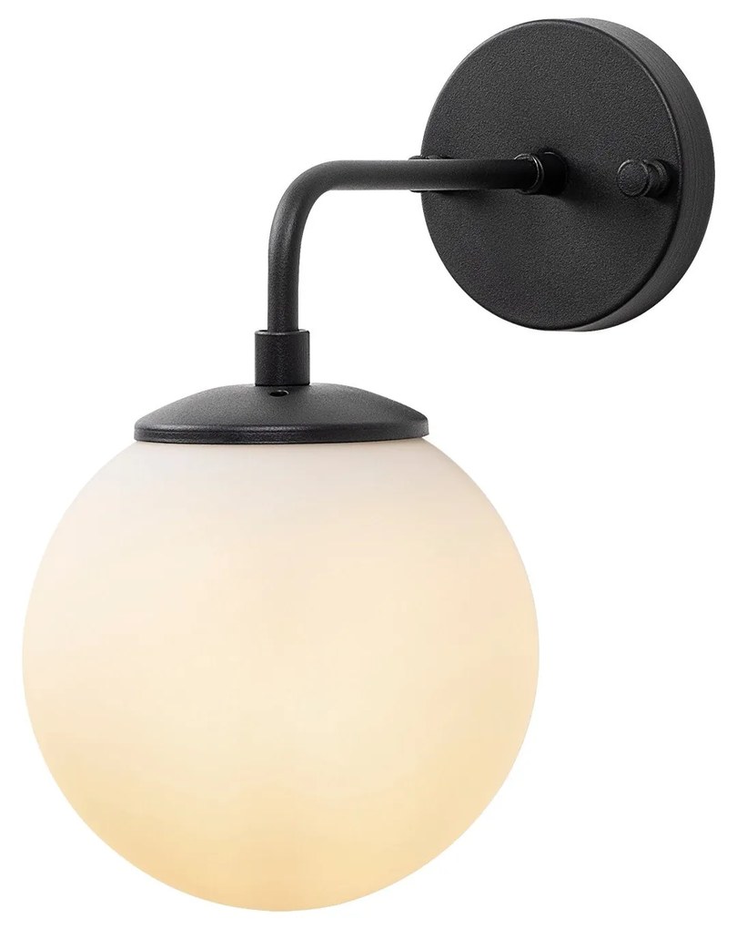Aplique de Parede Viran – Preto e Creme – 15 x 27 x 25 cm