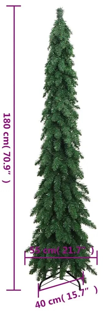 Árvore de Natal artificial pré-iluminada + 100 luzes LED 180 cm