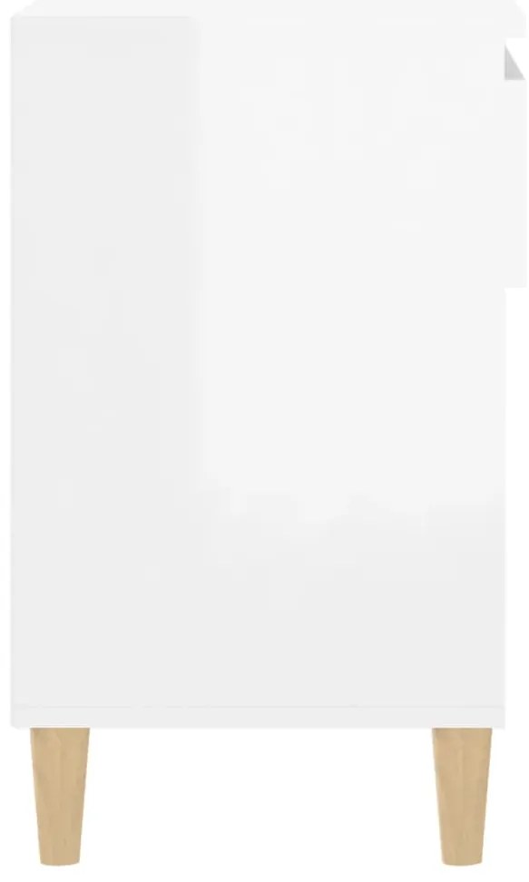 Sapateira 70x36x60 cm derivados de madeira branco brilhante