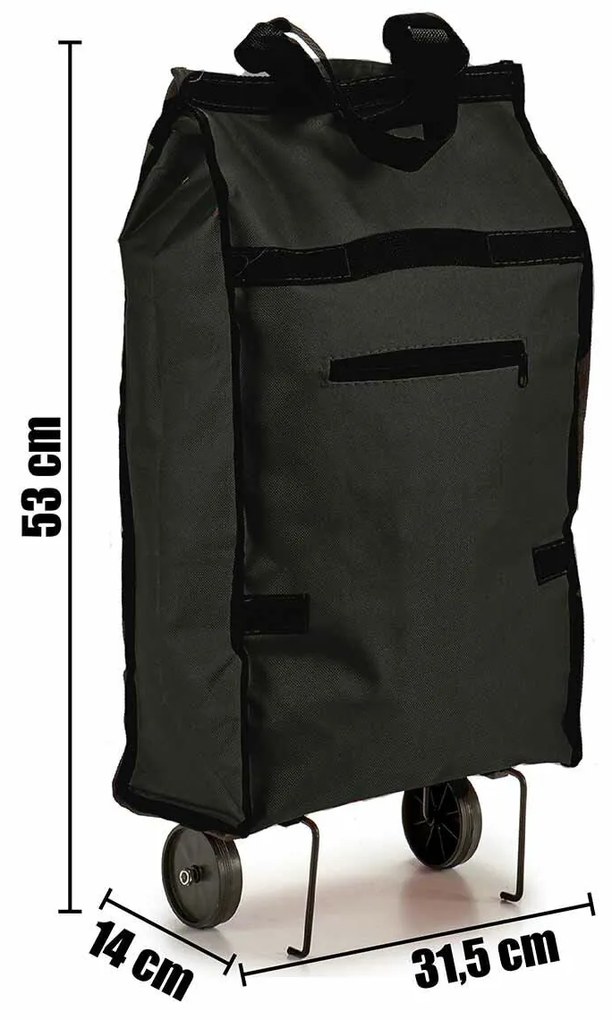 Mala de Compras Preto (14 x 63 x 31,5 cm)
