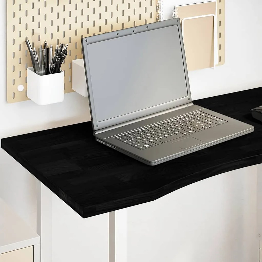 vidaXL Tampo de mesa retangular 100x60x2,5 cm carvalho castanho-escuro