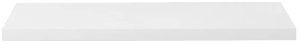Prateleiras de parede suspensas 2 pcs 90x23,5x3,8cm MDF branco