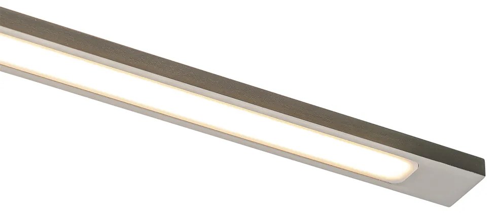 Candeeiro de parede em aço 62 cm c/ LED IP44 - Jerre Design