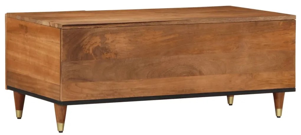 Mesa de centro 100x54x40 cm madeira de mangueira maciça