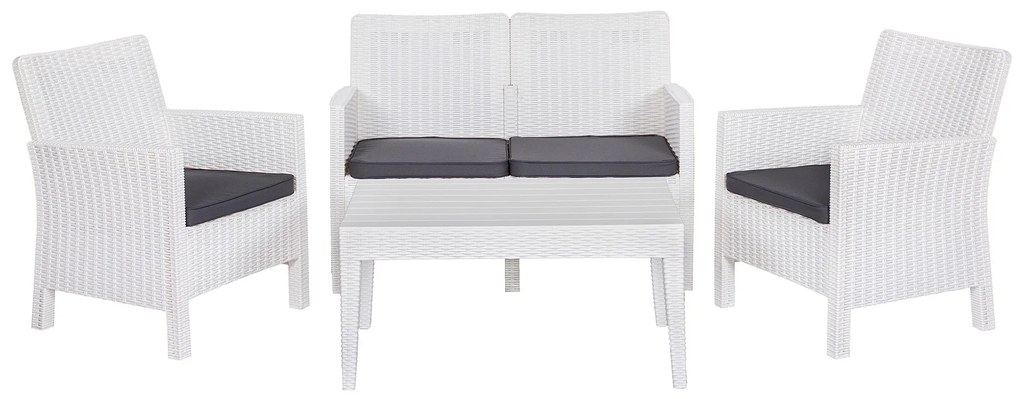 Conjunto Lounge SUN de Jardim – 2 Poltronas + Sofá 2 Lugares + Mesa de