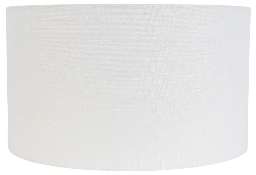 Abajur de tecido branco-sujo 35/35/20 Moderno