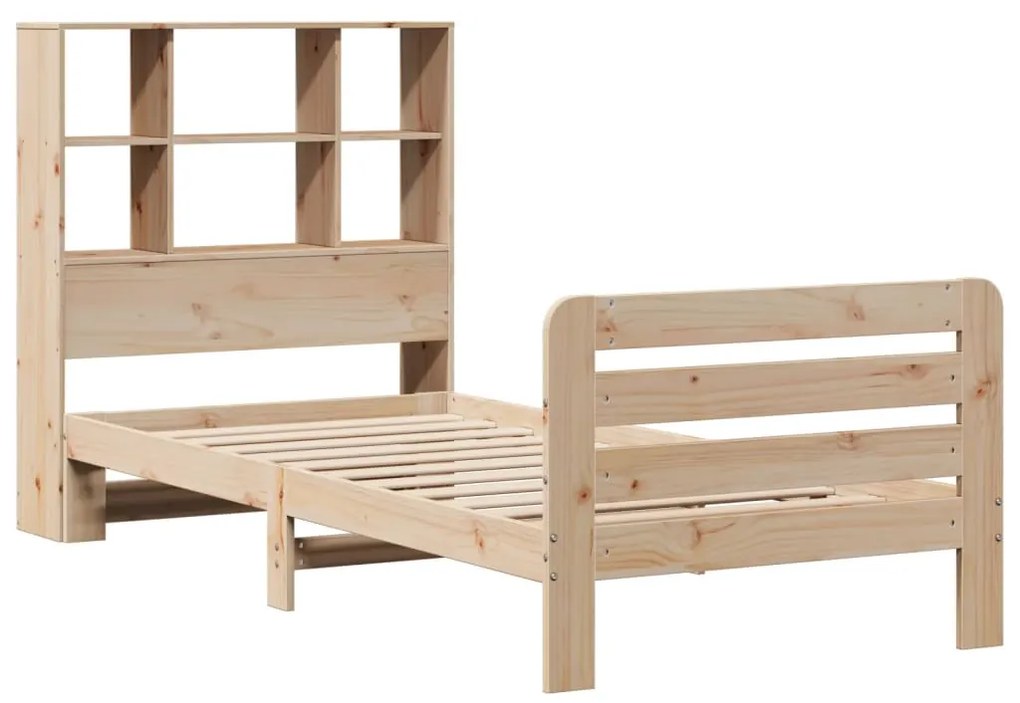 Cama sem colchão 90x190 cm madeira de pinho maciça