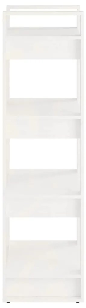 Estante/divisória 60x35x125 cm madeira maciça branco