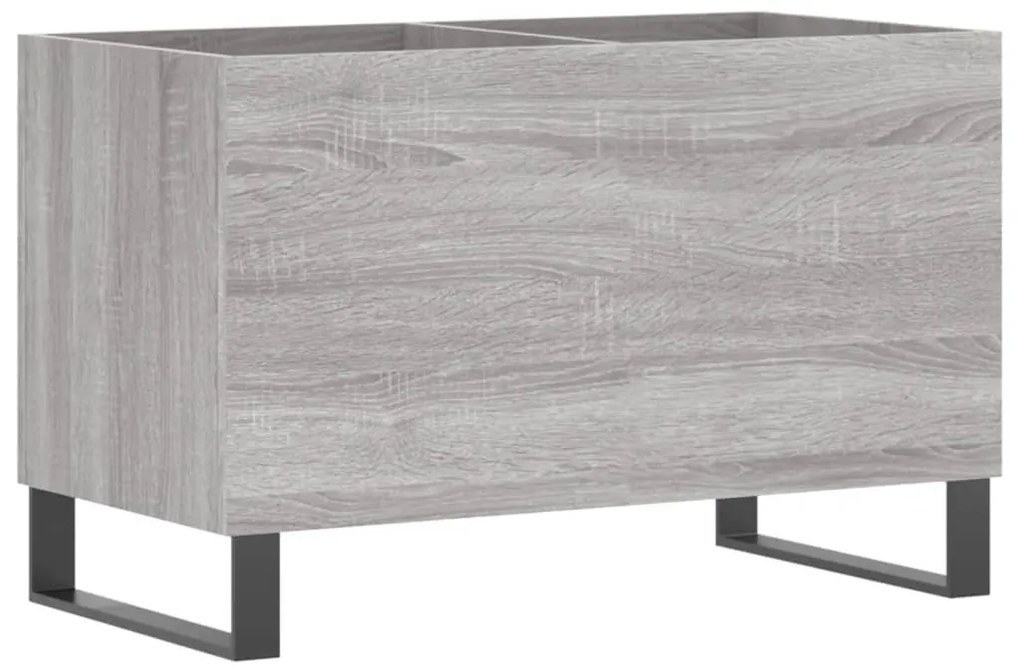 Armário p/ discos 74,5x38x48 derivados madeira cinzento sonoma