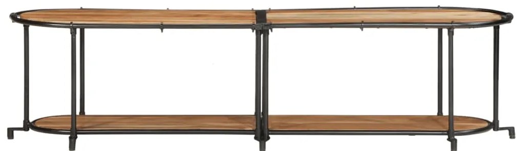 Móvel de TV 160x42x40 cm madeira de acácia maciça