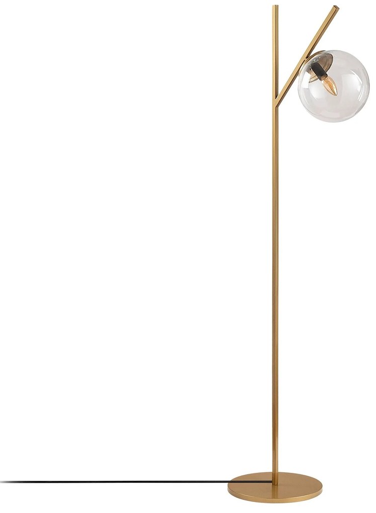 Lâmpada de Pé Fork – Dourada – 31 x 45 x 152 cm
