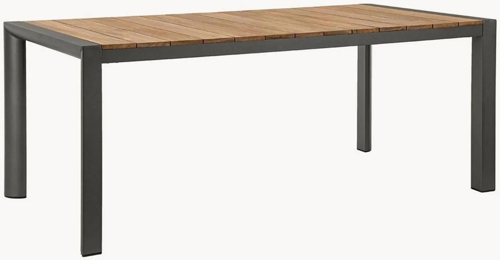 Mesa de jantar de jardim em madeira de teca Cameron