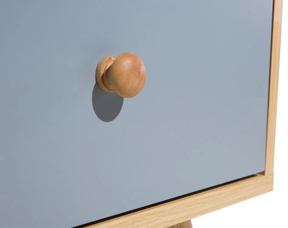Mesa de cabeceira com 1 gaveta em madeira clara ARVADA Beliani