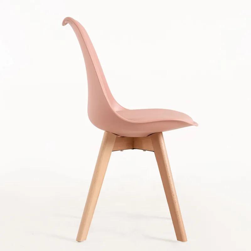 Pack 6 Cadeiras Synk Basic - Rosa de avelã