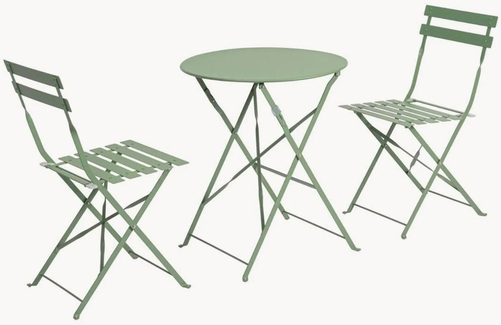 Conjunto bistrô de jardim Austin, conjunto de 3