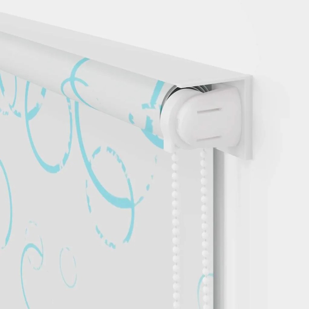 Estore de rolo para o duche 140x240 cm bolhas