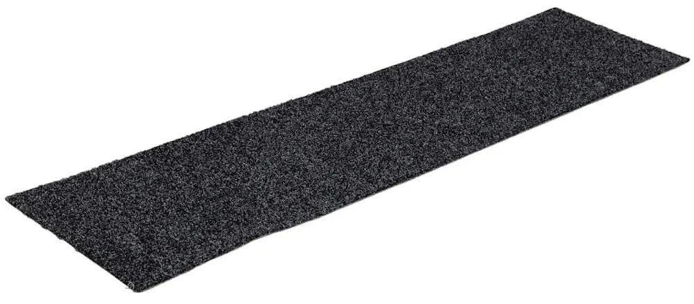 Tapetes de escada adesivos 30 pcs 76x20 cm retangular cinzento