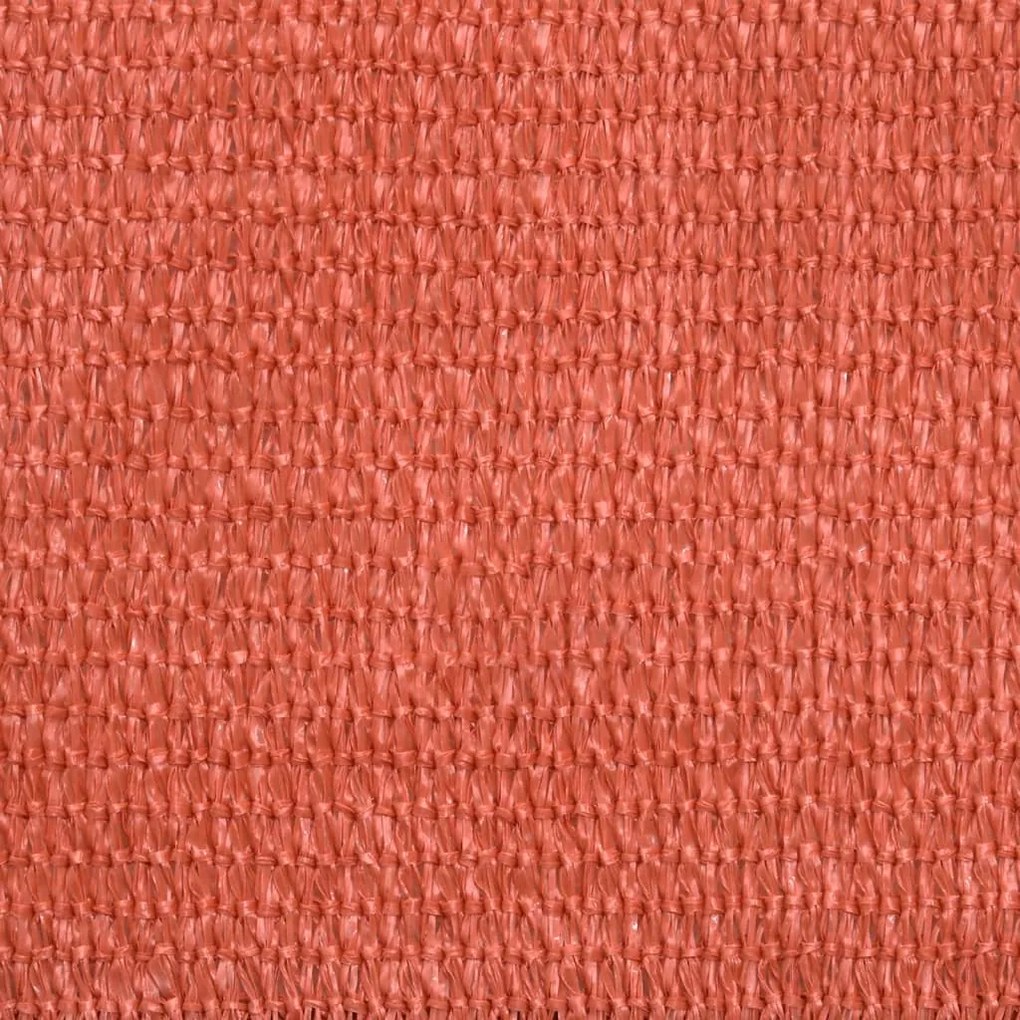Para-sol estilo vela 160 g/m² 3x6 m PEAD terracota