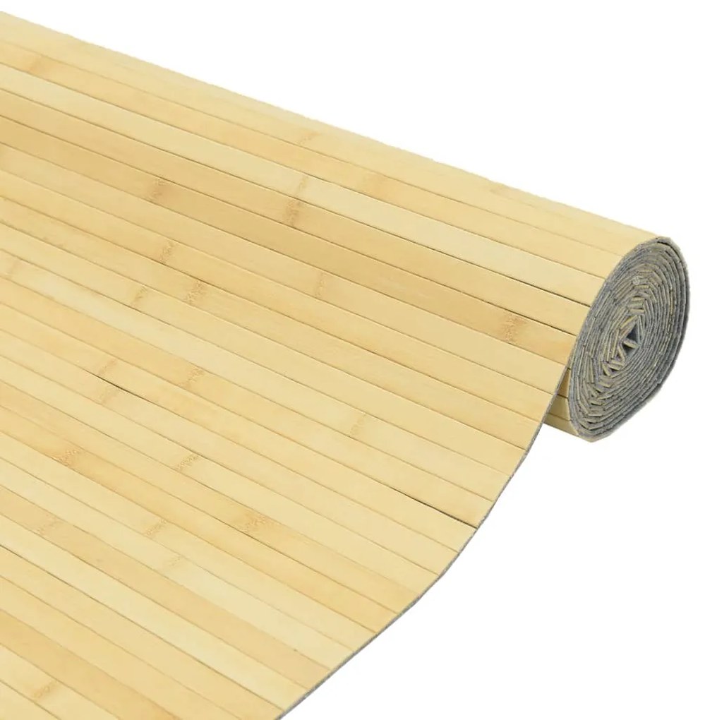 Divisória 165x800 cm bambu cor natural clara