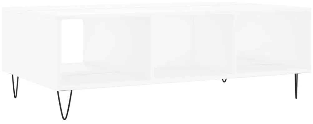 Mesa de centro 104x60x35 cm derivados de madeira branco