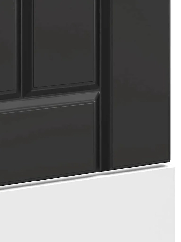 Painel máquina lavar louça Lucca preto derivados de madeira