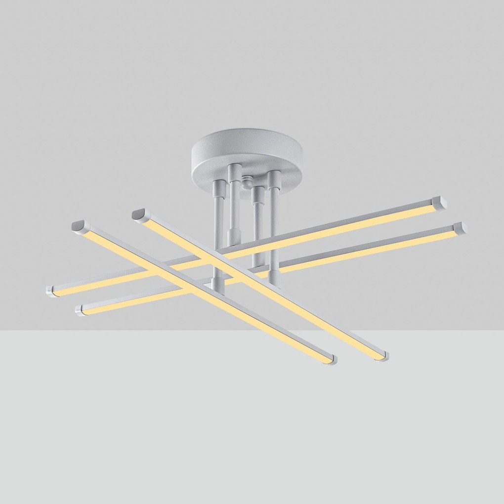 Candeeiro de Teto Exhaust – Cinzento Nardo – 61 cm x 22 cm