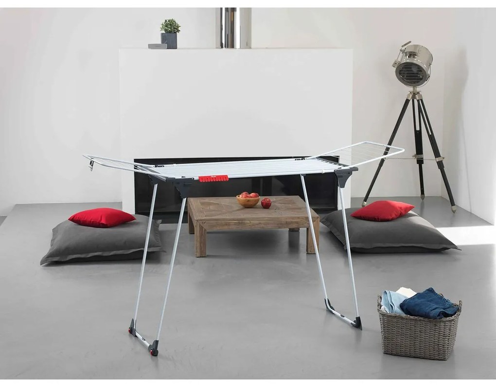Estendal Vileda Infinity Extensível Alumínio Branco (257 x 57 x 100 cm)