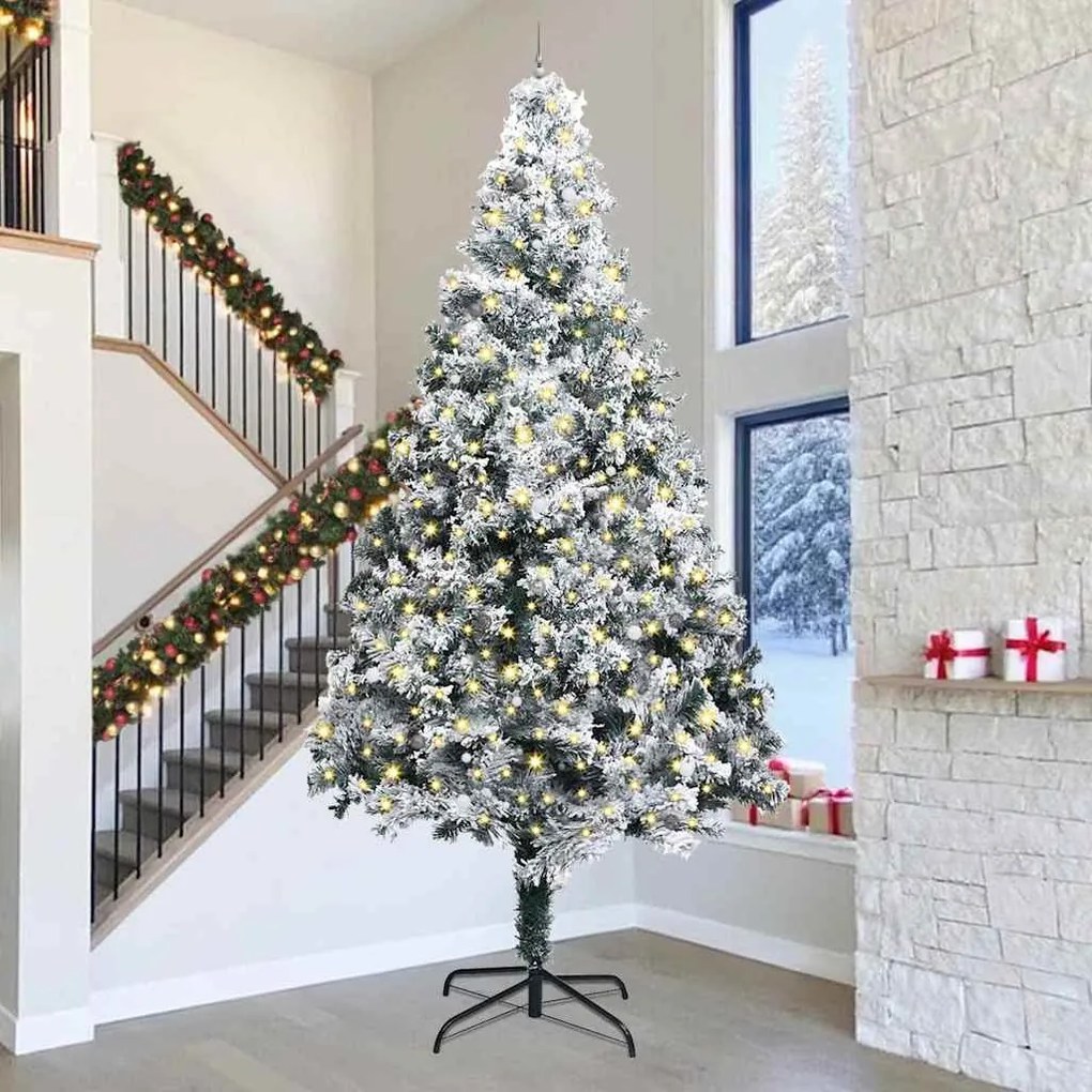 vidaXL Árvore de Natal Artificial Verde 400 cm Extra Grande Vários PVC