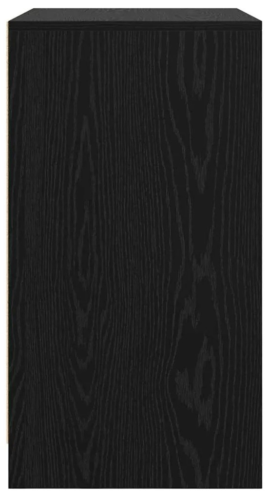 Buffet Carvalho Preto 70x41x75 cm Madeira de Engenharia