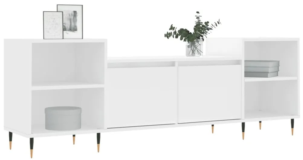 Móvel p/ TV 160x35x55 cm derivados de madeira branco