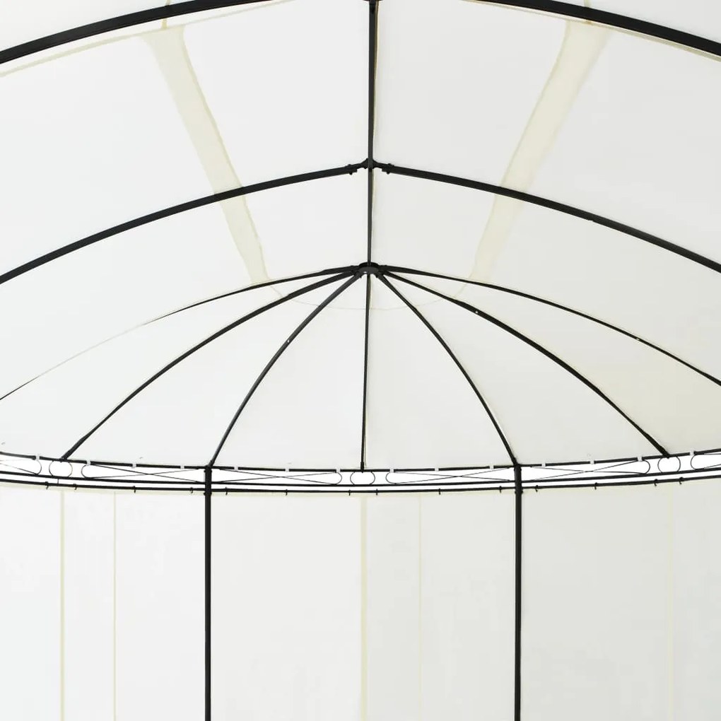 Gazebo branco-nata 530 x 350 x 265 cm