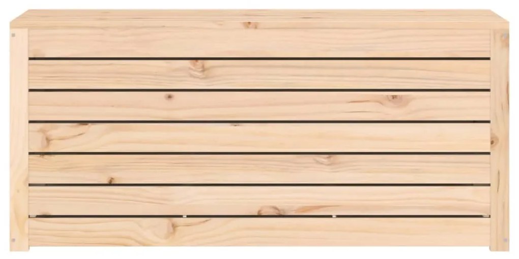 Caixa de jardim 101x50,5x46,5 cm madeira de pinho maciça