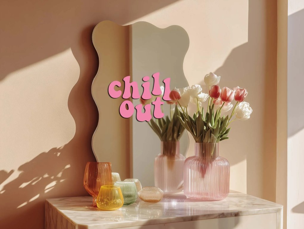 Autocolante para espelho S8 – Chill out