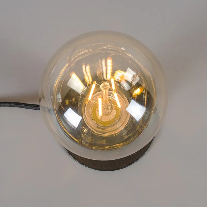 Candeeiro de mesa moderno preto - Facil