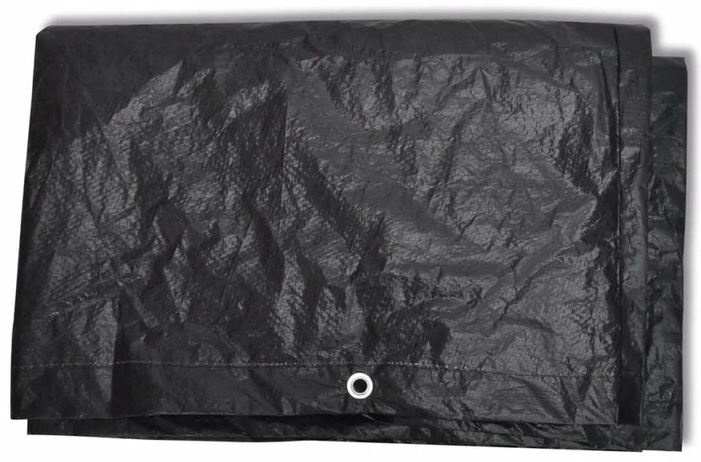 Capas para mobiliário de jardim 2 pcs 8 ilhós 140x70x90 cm