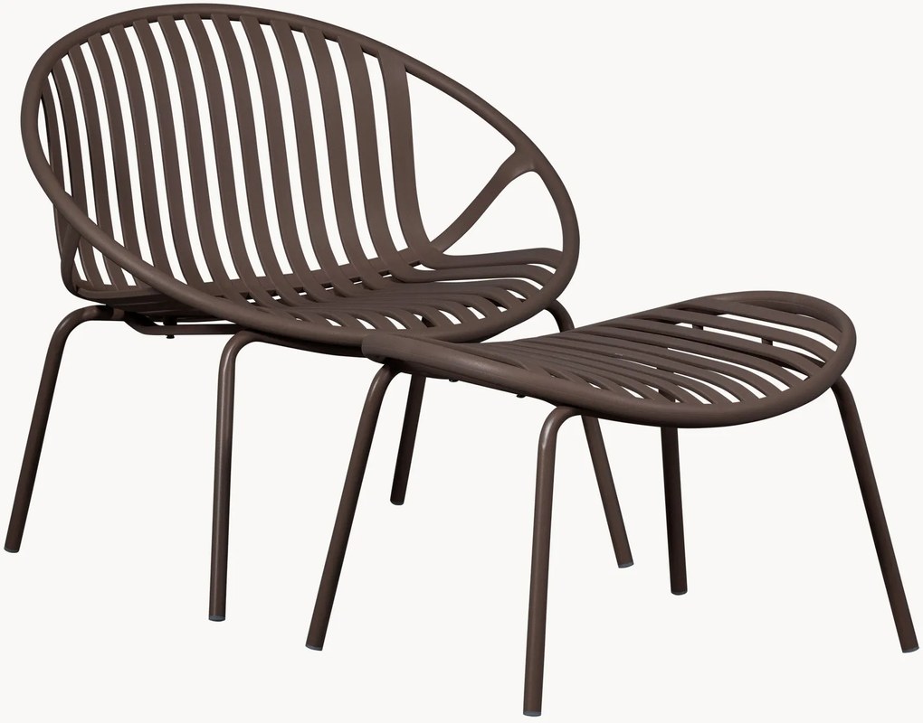 Cadeira de jardim com apoio de pés Bruce