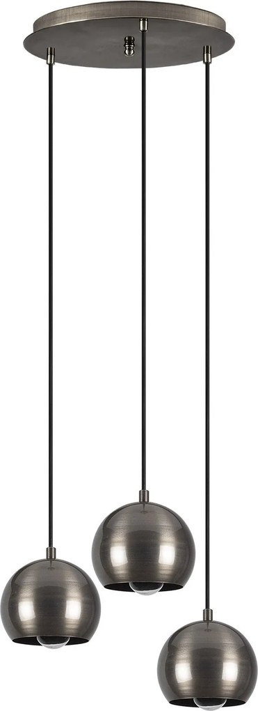 Candeeiro de Teto Berceste – Platinum – 35 cm de Diâmetro x 111 cm de