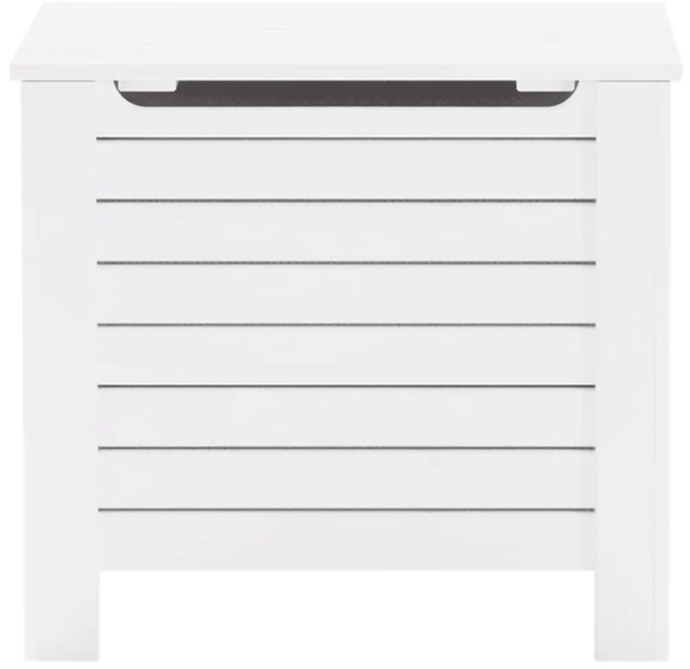 Caixa de arrumação c/ tampa RANA 60x49x54cm pinho maciço branco