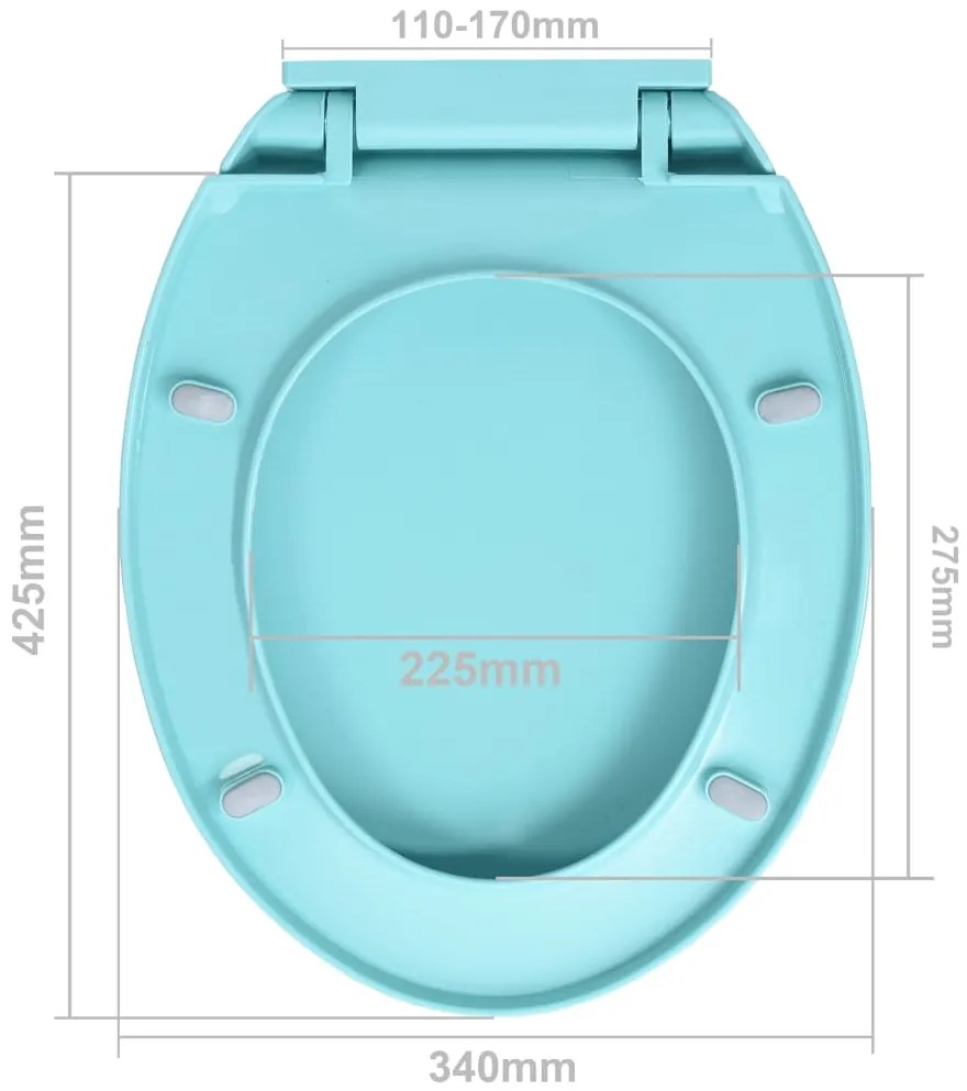 Tampo de sanita oval com fecho suave verde