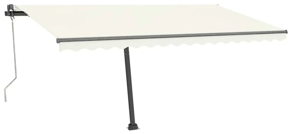 Toldo automático independente 400x300 cm cor creme