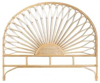 Cabeceira Para Cama De 150 Cm Em Rattan Nucdari Castanho Natural & 150 Cm - Sklum