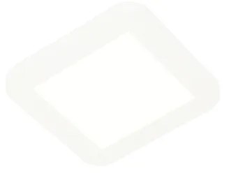 Candeeiro de teto branco 17cm com LED regulável em 3 níveis IP44 - Steve Moderno