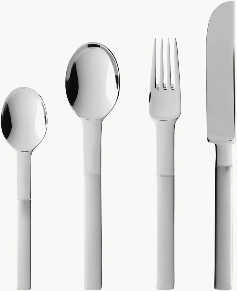 Conjunto de talheres em aço inoxidável Nobel, 4 pessoas, conjunto de 16