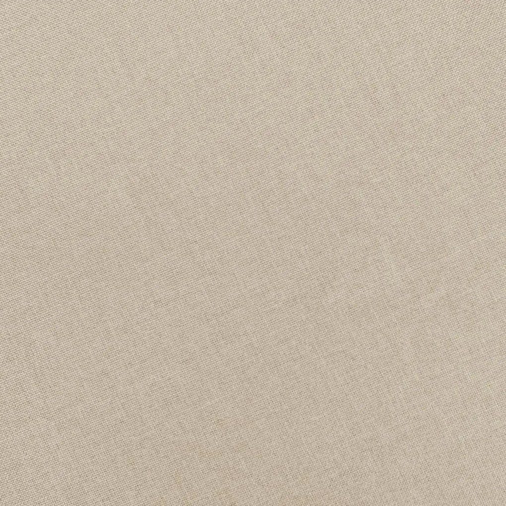 Poltrona de massagens com apoio de pés tecido cor creme