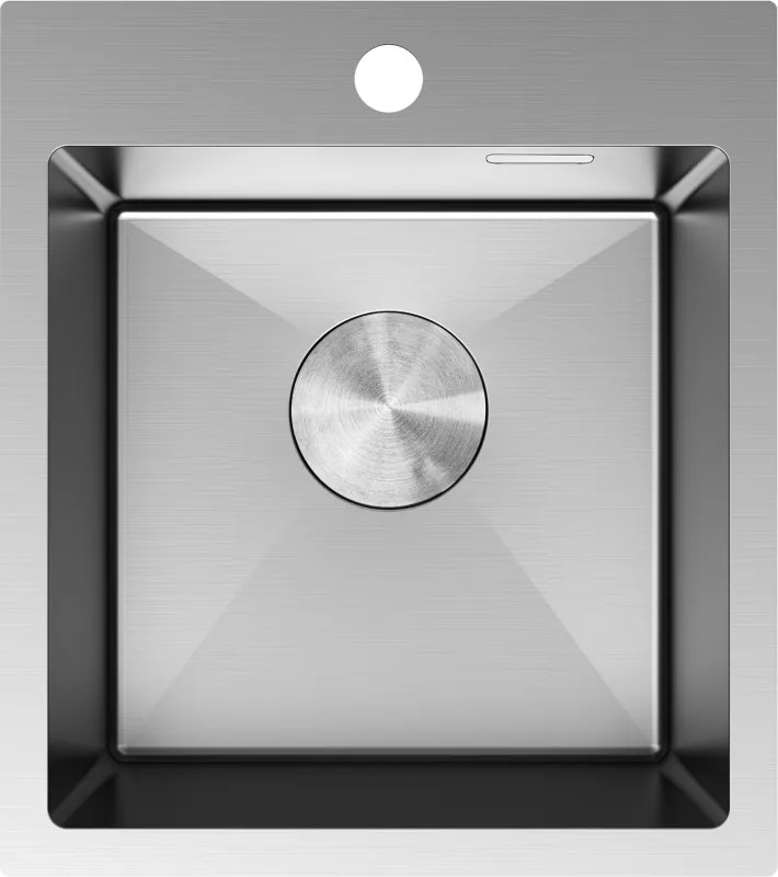 Mexen Solix lava-loiça de aço 1-compartimento 400 x 450 mm, inox - 6401401000-01