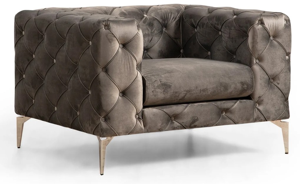 Cadeira Wing Como – Antracite – 108 cm x 70 cm x 90 cm