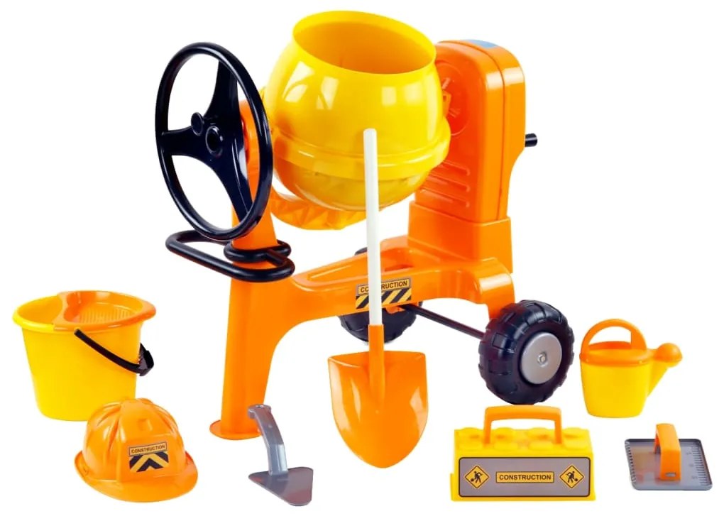 94262 Polesie wader 8 pcs conj. betoneira brincar XXL polipropileno laranja