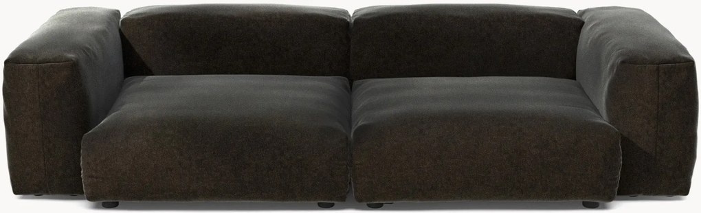 Sofá modular em veludo Vetsak (3 lugares)